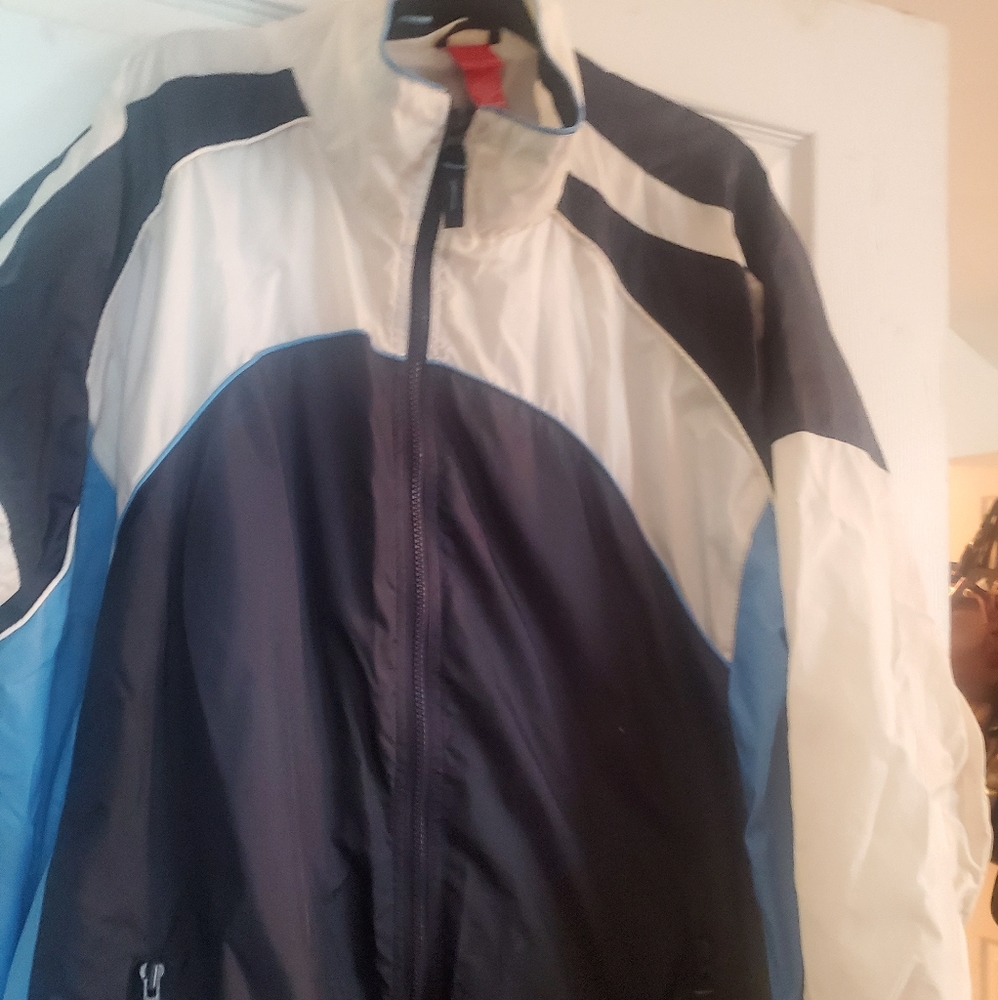 Avenue sports windbreaker jacket plus size